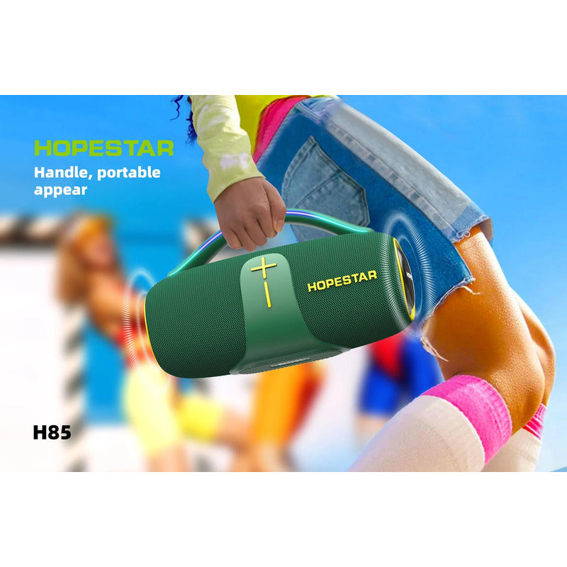 Bocina Portátil Bluetooth Hopestar H85 Con Ipx6 70w Negro
