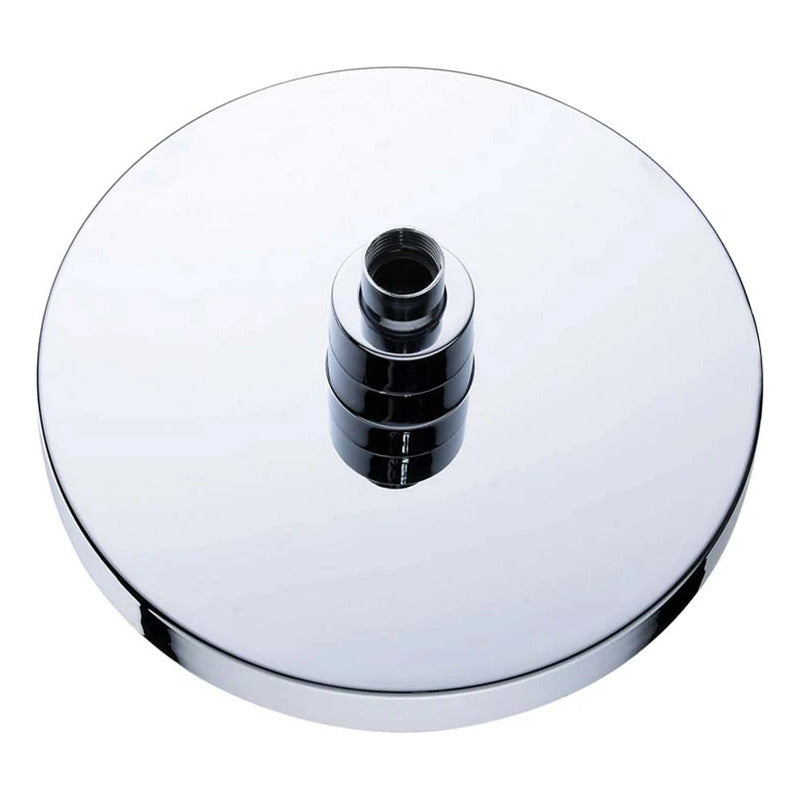 Regadera Luz Led Tipo Lluvia Cromado Redonda 20cm Diametro