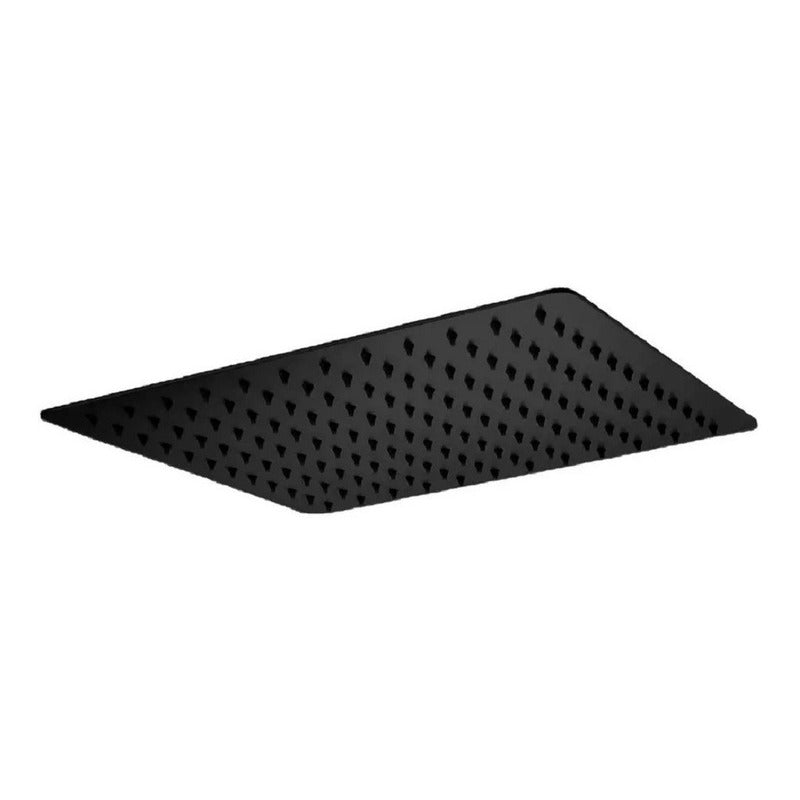 Regadera Cuadrada Tipo Lluvia En Acero Inoxidable 30cmx30cm