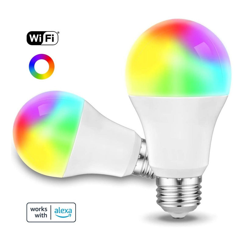 Bombillo Inteligente Basico Luz Led Amazon Colores Alexa A19
