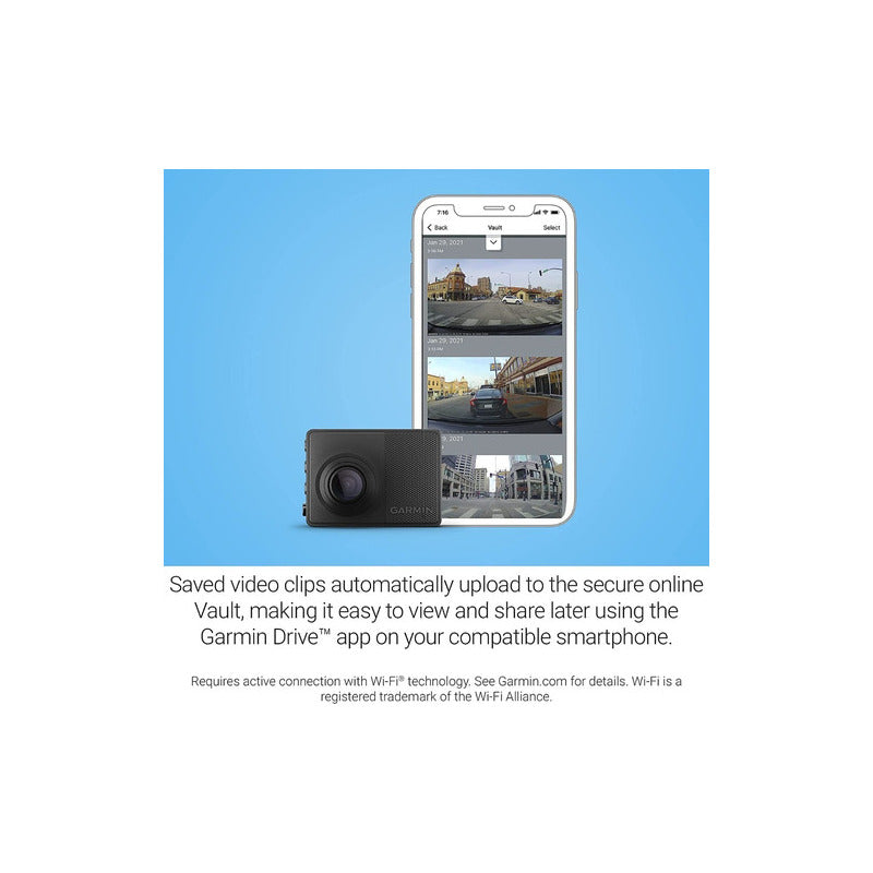 Garmin Dash Cam 67w 1440p Para Coche 180 Grados