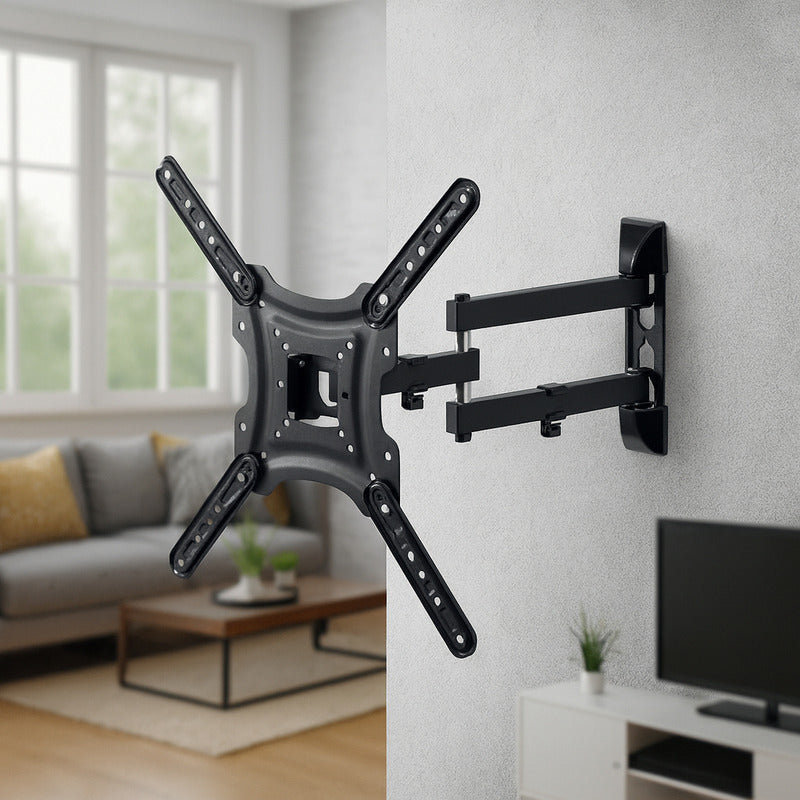 Soporte Tv 37-55 Brazo Giratorio Inclinable 25kg St9004