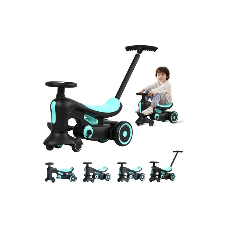Triciclo Niños De Bicicleta,pedales Desmontable/barra Empuje