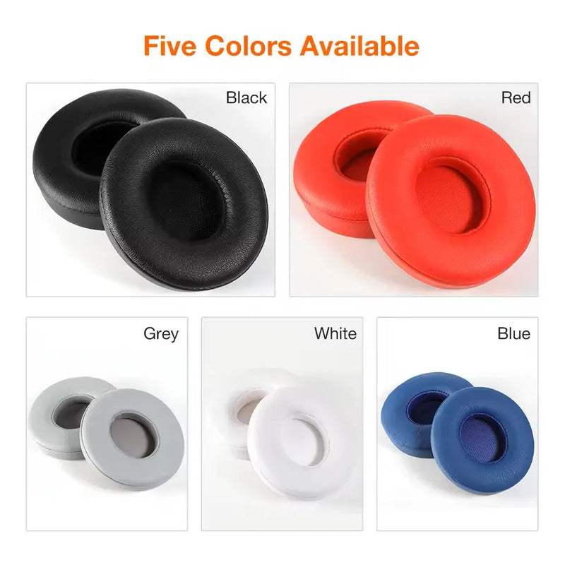 Almohadillas Repuesto Para Audifonos Beats Solo 2 3 Suaves Azul