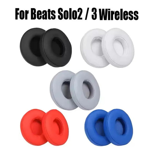 Almohadillas Repuesto Para Audifonos Beats Solo 2 3 Suaves Blanco
