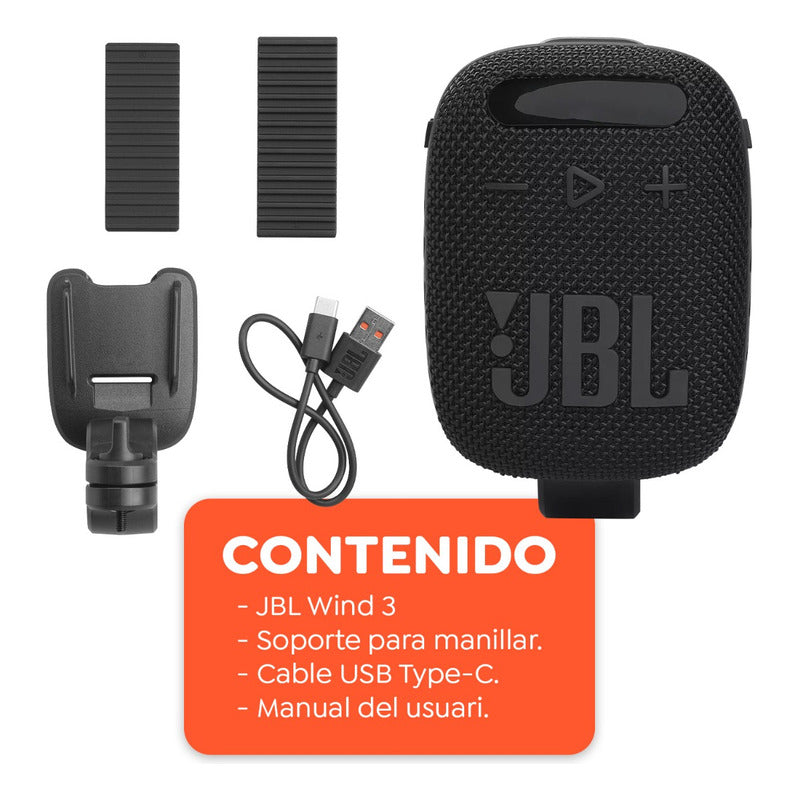 Jbl Wind 3 Bici Moto Bluetooth Micro Sd Y Radio Caja Dañada
