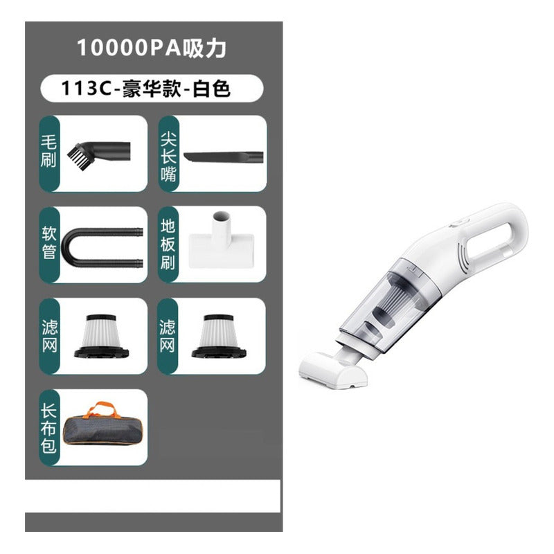 Aspiradora De Mano Portátil Recargable Inalámbrica Carga Usb
