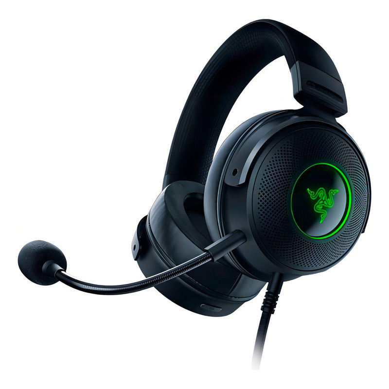 Diadema Gamer Razer Kraken V3 Hypersense Negro Luz Chromargb Negro