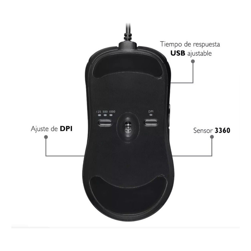 Mouse Gamer Benq Zowie Fk1-b Para Esports 3200 Dpi