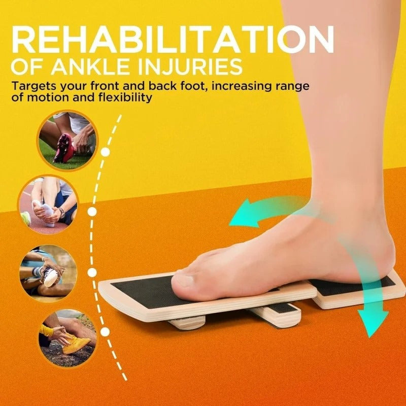 Plataforma Ejercicio Y Rehabilitación Pies Madera Antidesliz