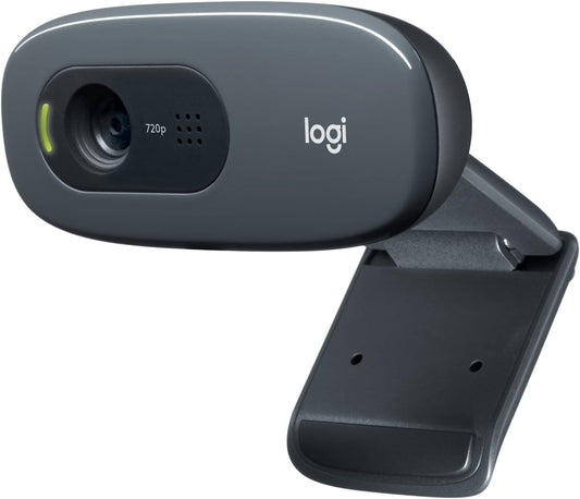 Cámara Web Logitech Hd C270 720p/30 Fps Rightlight Negro