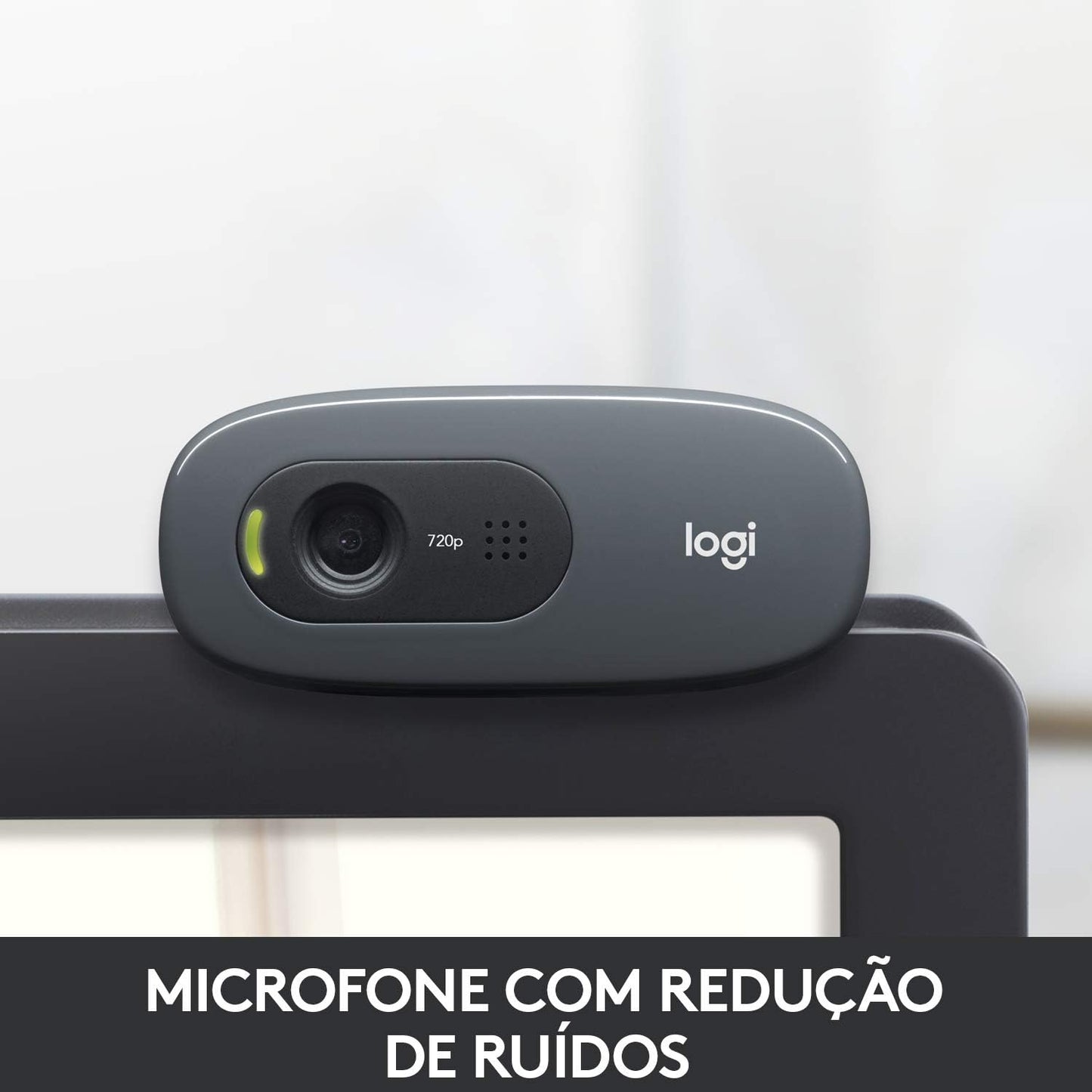 Cámara Web Logitech Hd C270 720p/30 Fps Rightlight Negro