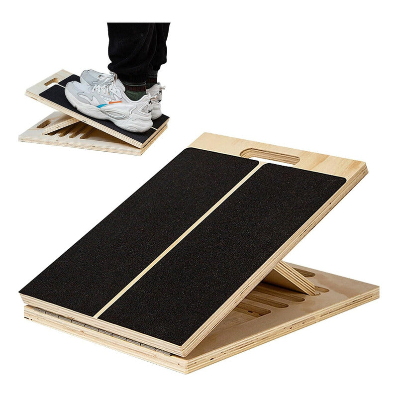 Tabla Inclinada Madera Ajustable Ejercicio Fisioterapia Yoga