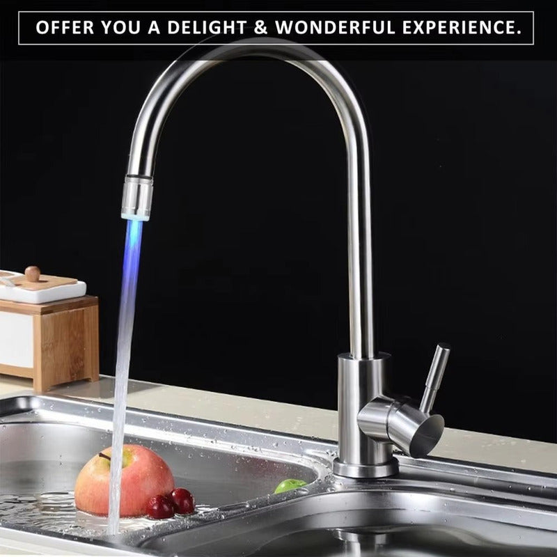 Grifo Led Con Sensor De Temperatura Y Cambia De Color