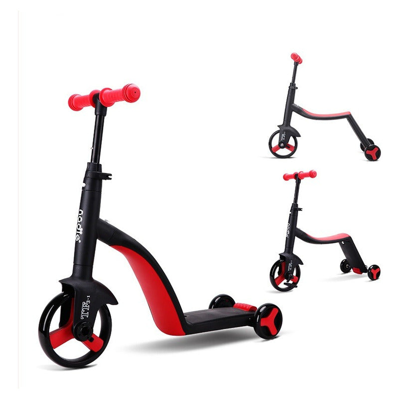 Triciclo 3 En 1 Para Niños Equilibrio Patineta De 3 Ruedas