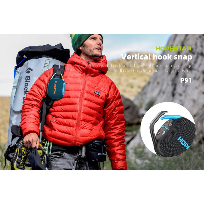 Bocina Bluetooth Portátil Hopestar Clip P91 Ipx7 2600mha