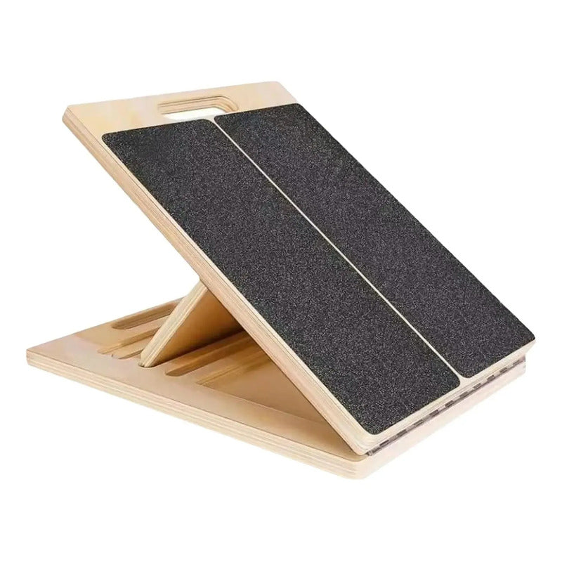 Tabla Inclinada Ajustable- Estira Pantorrilla Flexibilidad Negro