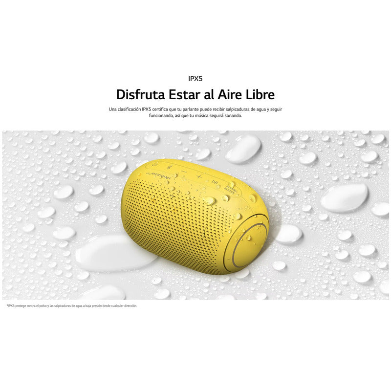 Bocina Bluetooth LG Xboom Go Pl2 Color Sour Lemon