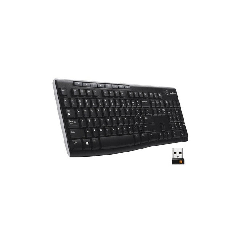 Logitech  Keyboard K270 Spanish, Black
