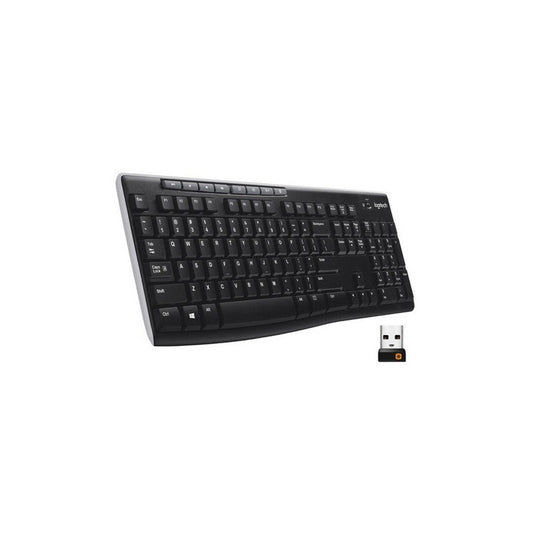 Logitech  Keyboard K270 Spanish, Black