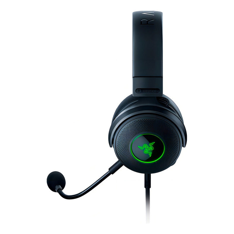 Diadema Gamer Razer Kraken V3 Hypersense Negro Luz Chromargb Negro