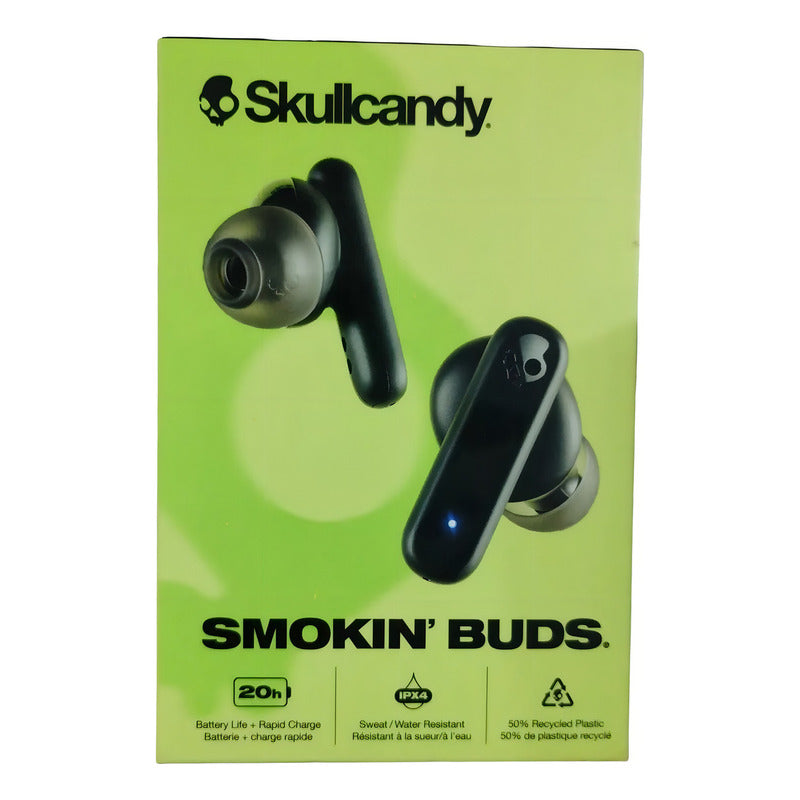 Audífonos Skullcandy Smokin' Buds  Bluetooth Inalámbricos Negro