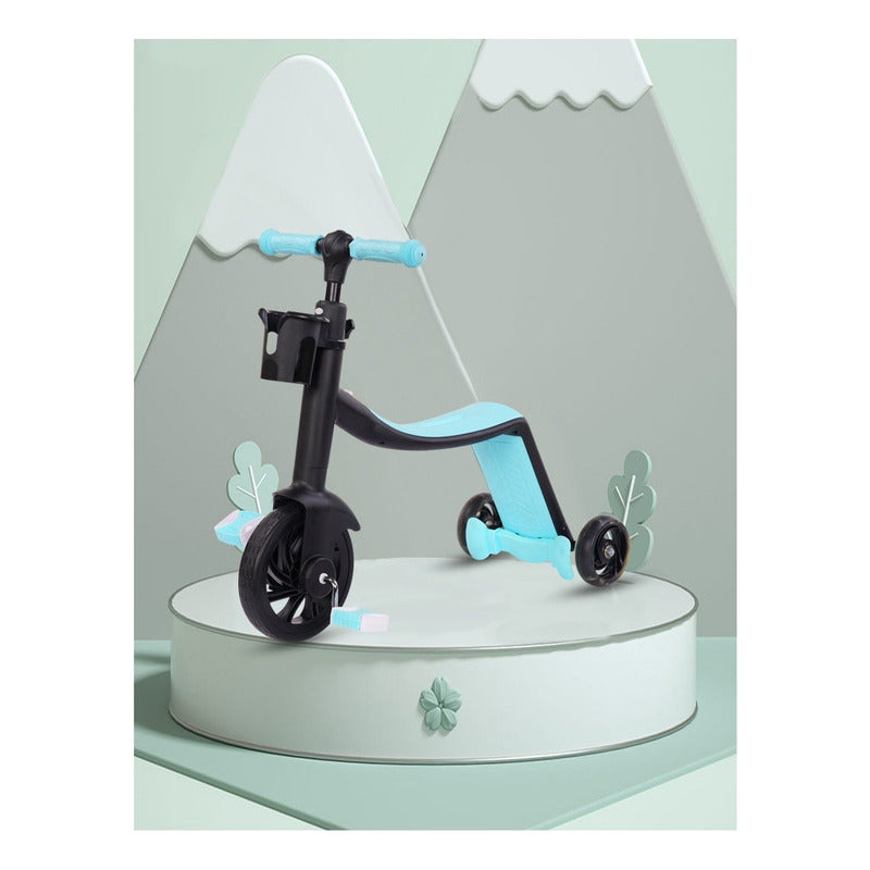 Triciclo 3 En 1 Para Niños Equilibrio Patineta De 3 Ruedas