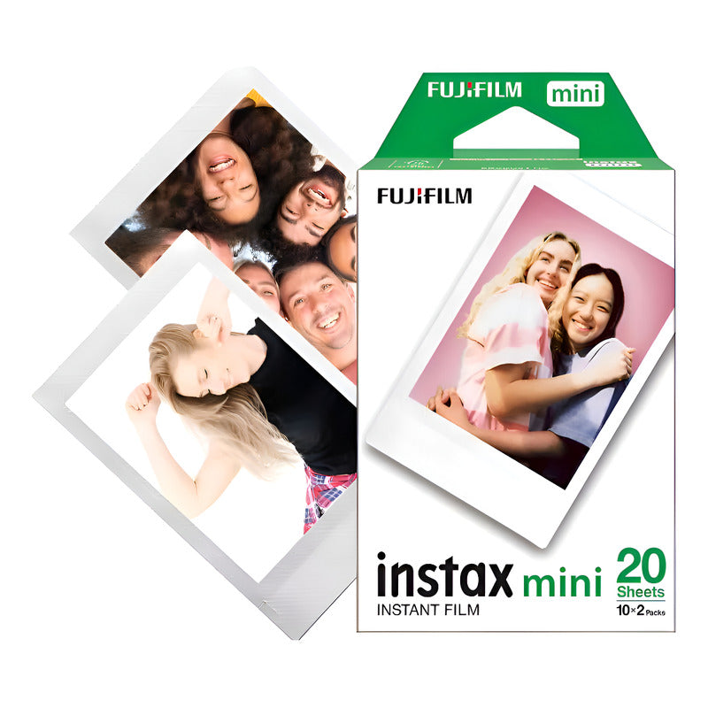 Película Instantáneafujifilm Mini Iso 800 Twin 20 Unidades Blanco