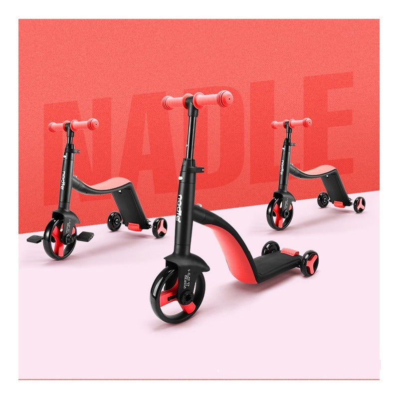 Triciclo 3 En 1 Para Niños Equilibrio Patineta De 3 Ruedas