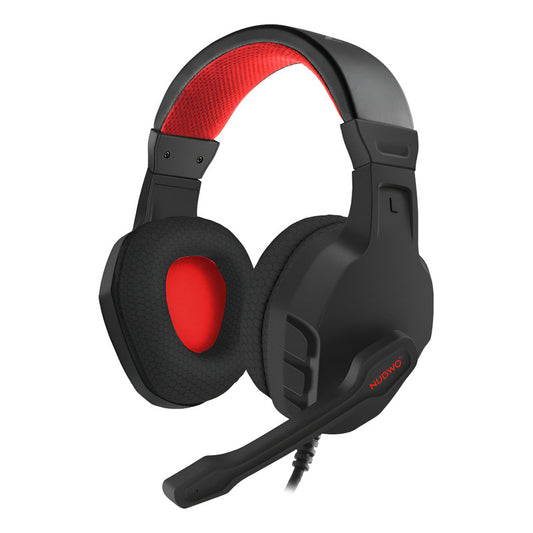 Audífonos Gamer Nubwo U3 3.5mm Game Headset Con Mic Negro/rojo