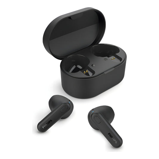 Audífonos Inalámbricos Philips Tws Bluetooth 5.3, Controlado Negro