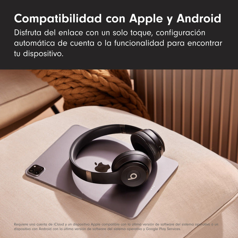 Audífonos Beats Solo4 A3140 Inalámbricos Negros