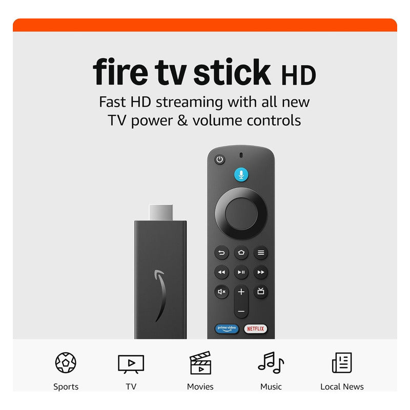 Amazon Fire Tv Stick (2024) Hd Alexa Voice Remote Hd Streami