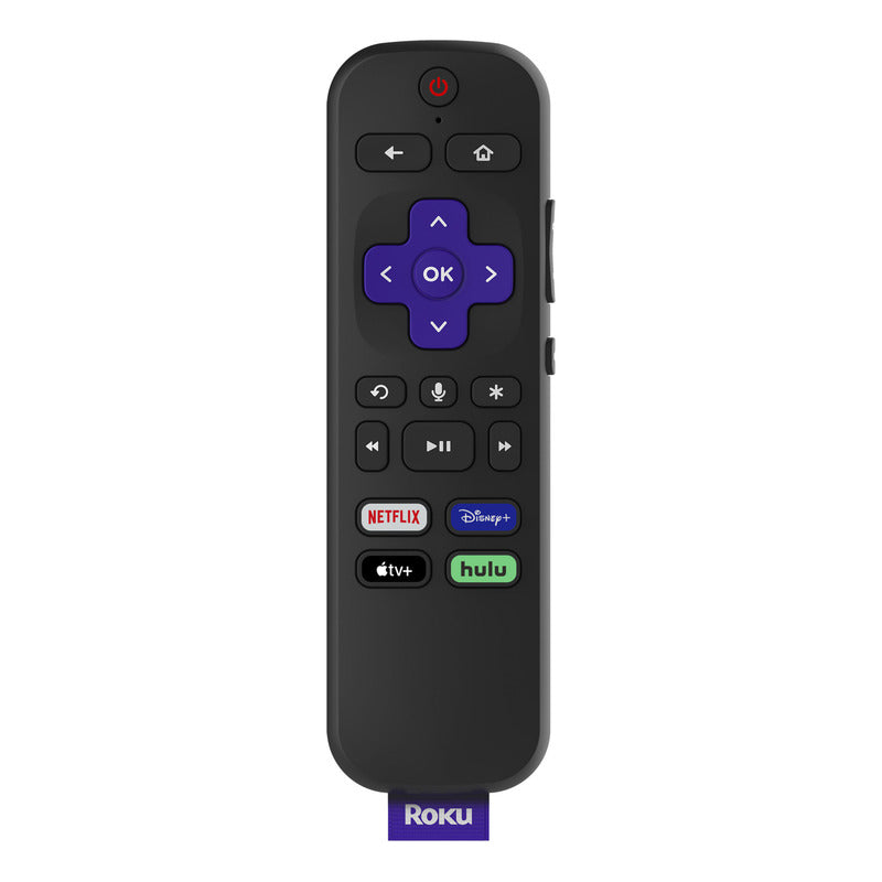 Roku Streaming Stick 4k Modelo 3820 Color Negro Negro De Voz