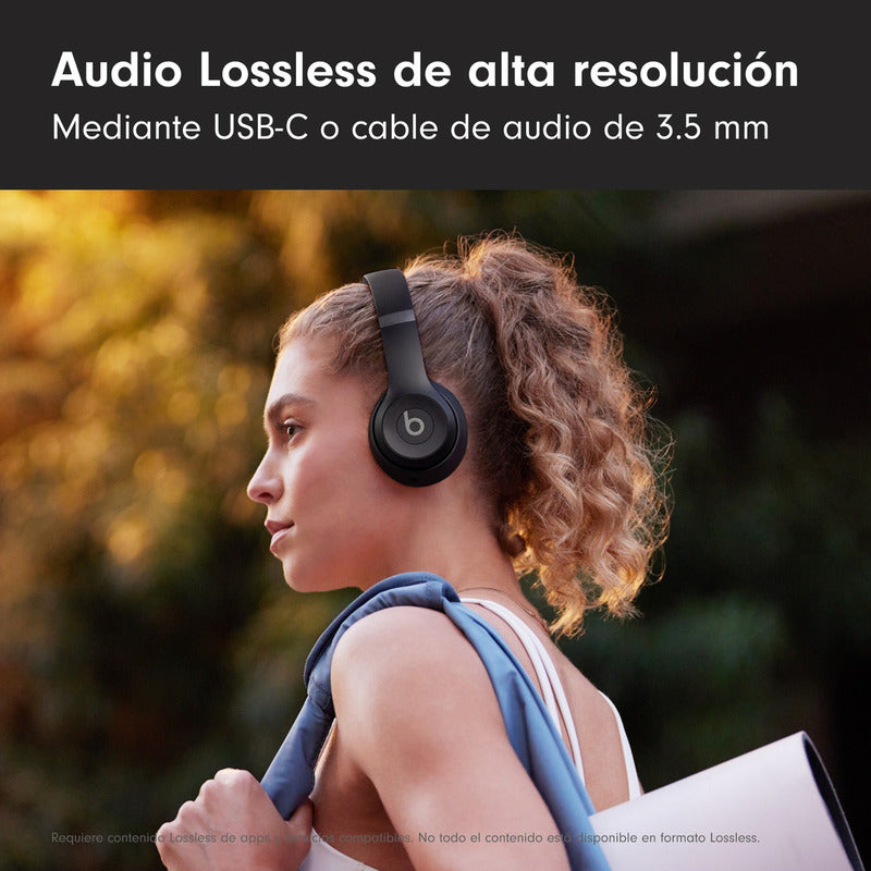 Audífonos Beats Solo4 A3140 Inalámbricos Negros