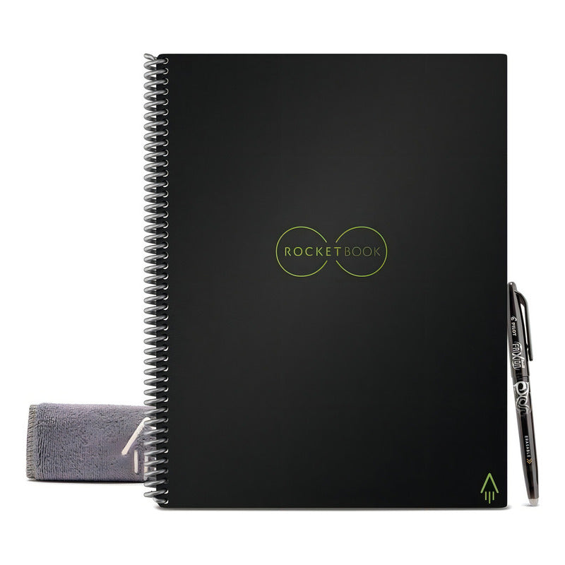 Rocketbook Core Letter Core 32 Hojas Reutilizable 1 Materias Negro