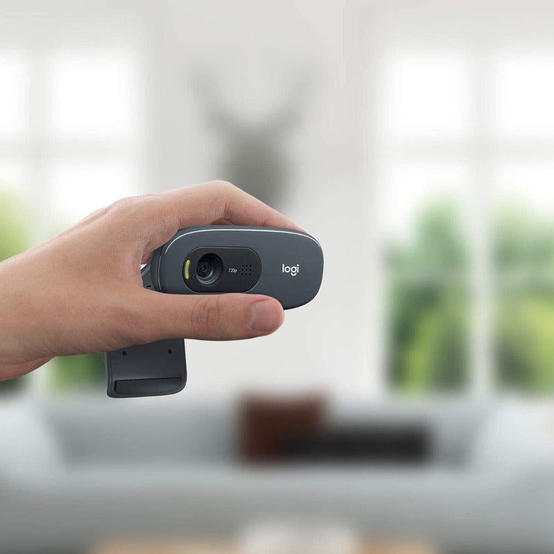 Cámara Web Logitech Hd C270 720p/30 Fps Rightlight Negro