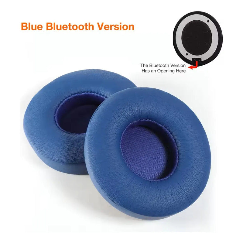 Almohadillas Repuesto Para Audifonos Beats Solo 2 3 Suaves Azul