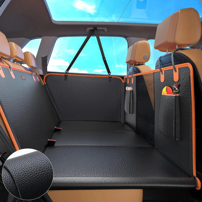 Protector Asiento Auto Perro Base Rígida Espacio Extra 40%