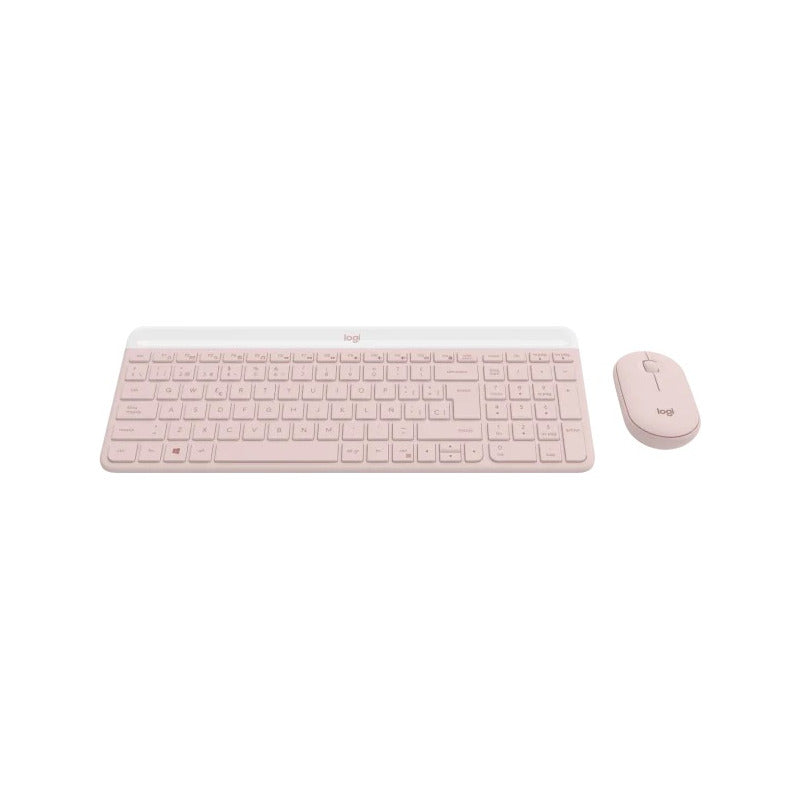 Kit Teclado Mouse Logitech Mk470 Inalambrico Usb 920-011312 Rosa