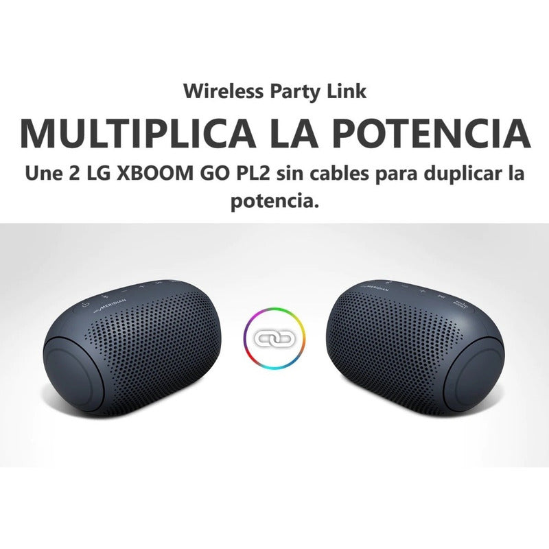 LG Xboom Go Pl2p   Bocina Bluetooth Compacta, Resistente Al