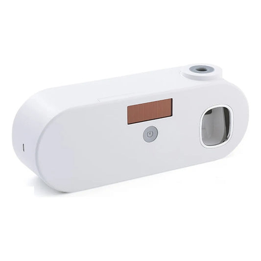 Esterilizador Uv Portacepillos Con Dispensador Pasta Baño Blanco