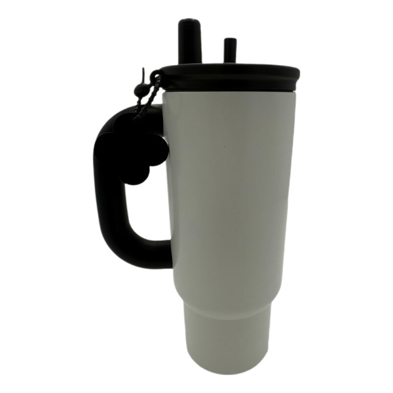 Vaso Termo Metal Acero Inoxidable 700ml Capacidad Popote
