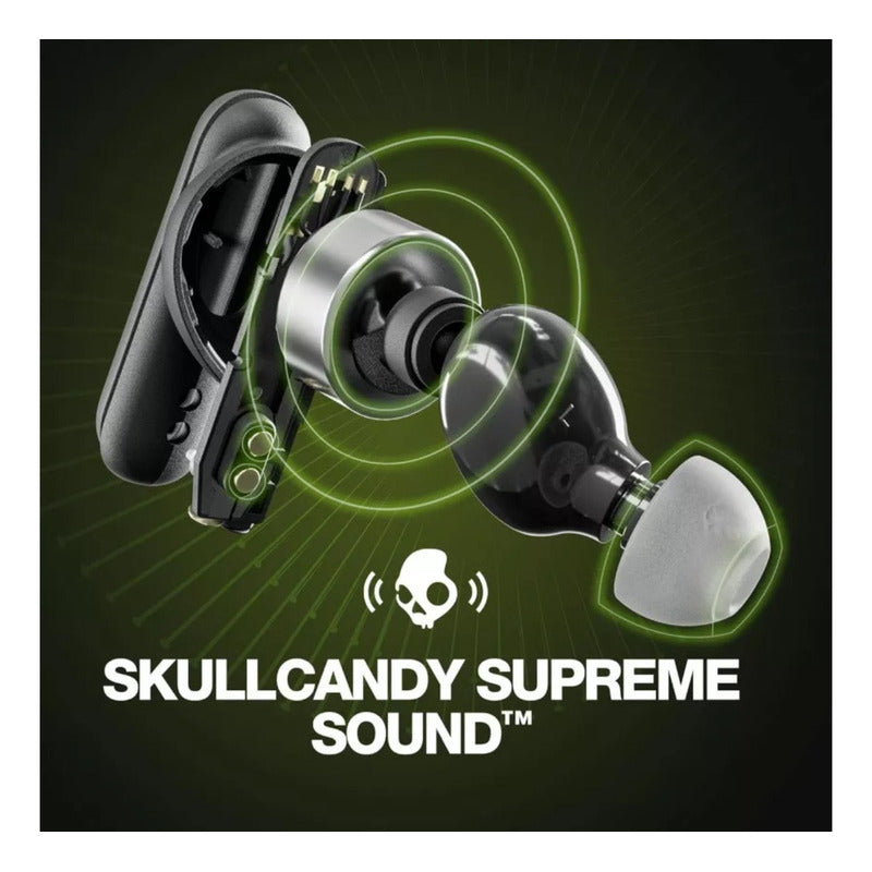 Audífonos Skullcandy Smokin' Buds  Bluetooth Inalámbricos Negro