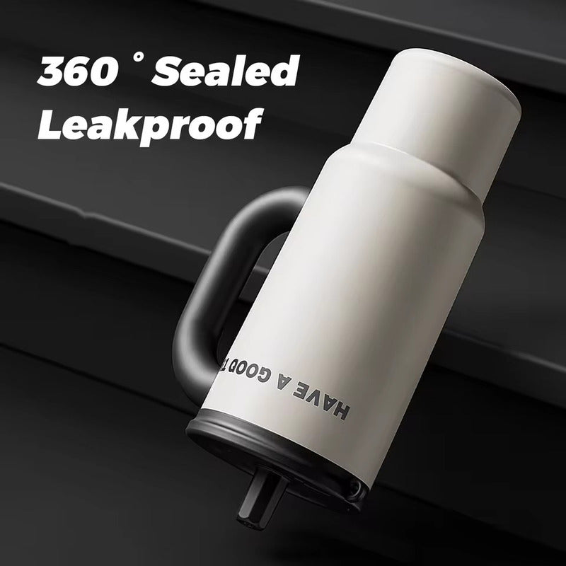 Vaso Termo Metal Acero Inoxidable 700ml Capacidad Popote