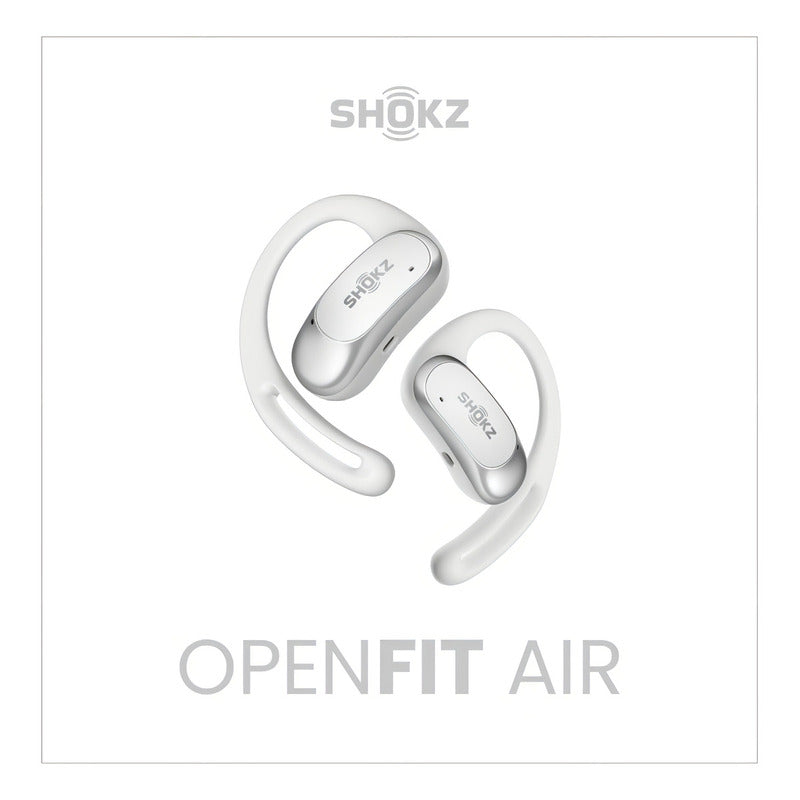 Audífonos Bluetooth Shokz Openfit Air Color Blanco Blanco