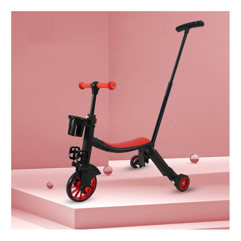 Triciclo 3 En 1 Para Niños Equilibrio Patineta De 3 Ruedas