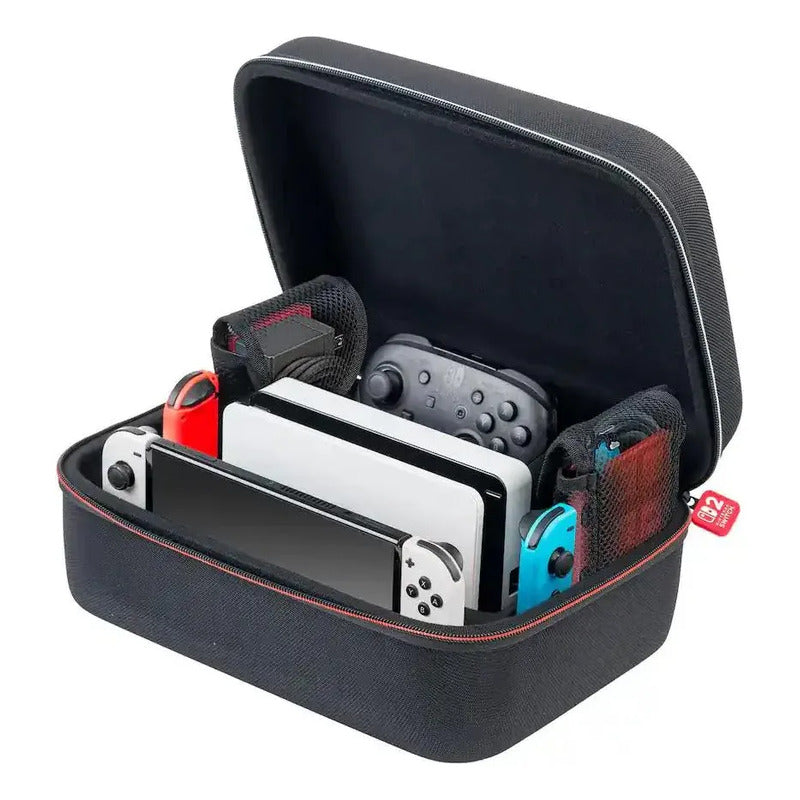 Estuche Para Nintendo Swicht 2 Lartravel Case Rds Negro Negro