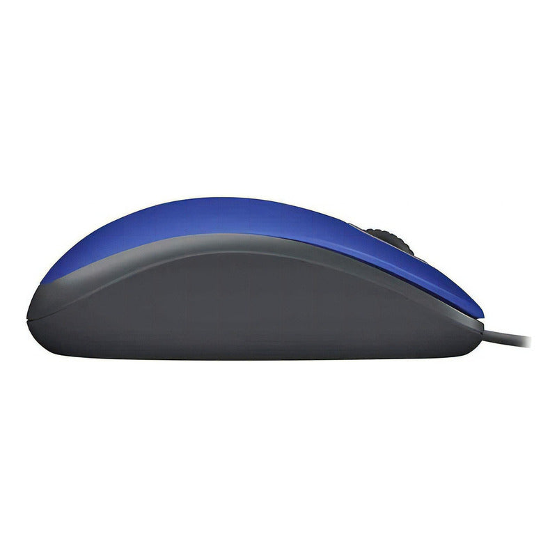 Mouse Logitech M110 Silencioso Usb Color Azul Ergonómico
