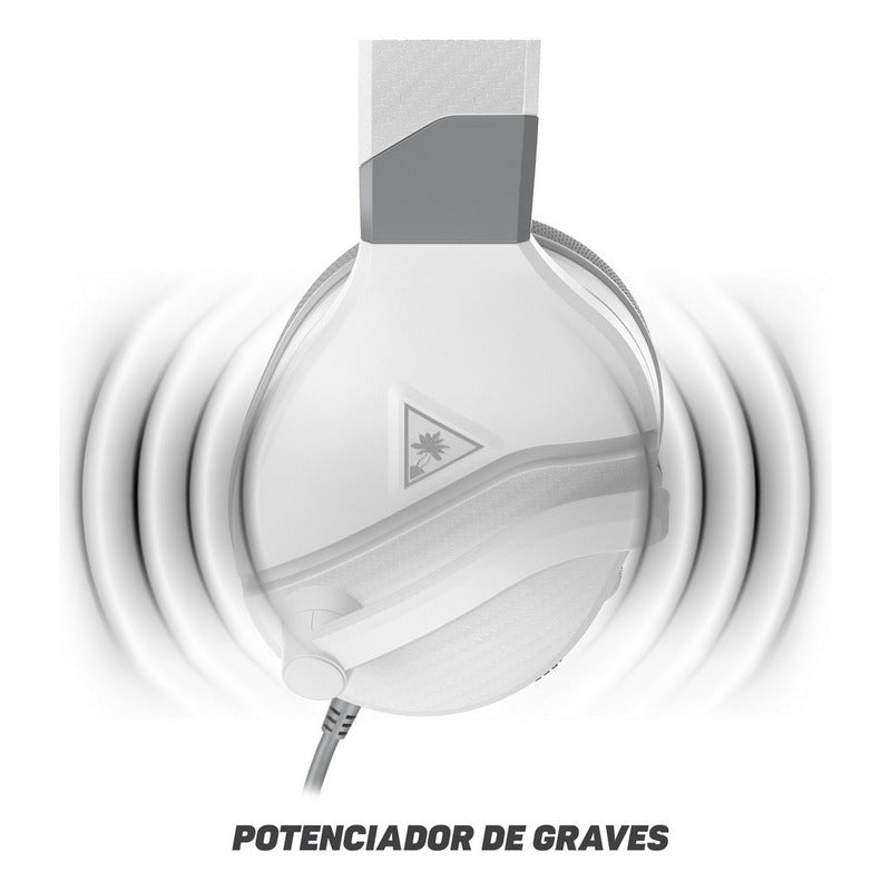 Audífonos Turtle Beach Recon 200 Gen 2 Blancos Para Consolas Blanco